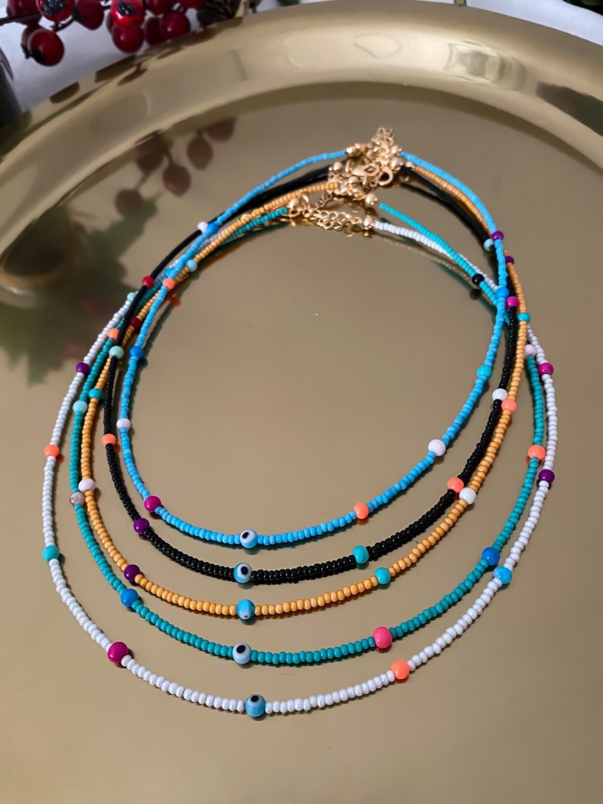 Boncuk kolye örneği